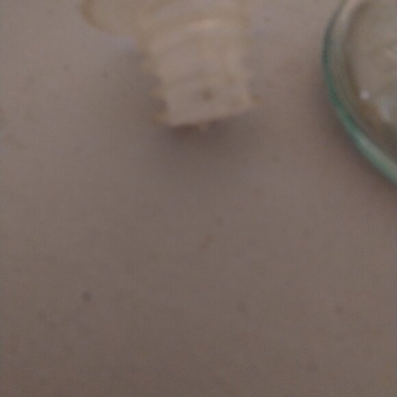 Mod Dep vintage blue aqua decanter bottle grappe design - Picture 4 of 9